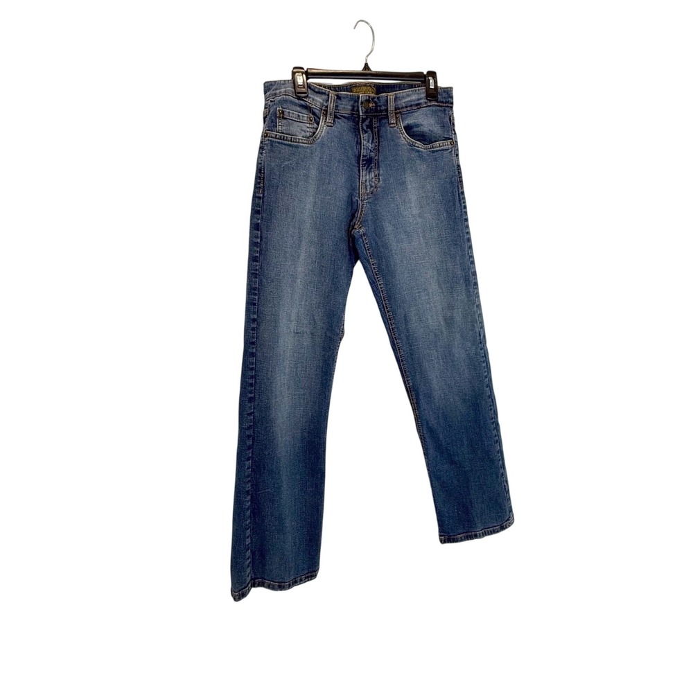 Urban Star Mens Blue Wash Denim Jeans Straight Leg Size 32x32